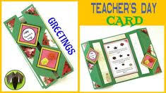 Ask your child to decorate the card with paint and stickers. Diy Teachers Day Greeting Card