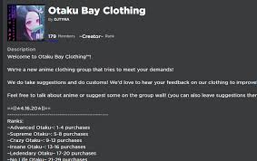 We did not find results for: Otaku Bay Clothing Page Currently Inactive Otakubayrblx Twitter