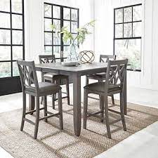 Wilmington 5 Piece Counter Height Dining Set Counter Height Dining Sets Counter Height Dining Room Tables Counter Height Kitchen Table
