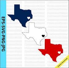 Texas Houston Heart Map Svg Png Jpg Eps Vector Graphic Clip Etsy Texas Map Art Heart Map Clip Art