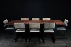48l x 36w x 30h solid top. Black Steel Ebonized Walnut Leather Cow Hide Shaker Dining Chairs By Ambrozia Set Of 8 For Sale At Pamono