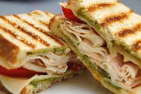 Layer the bottom half with a bed of lettuce. Turkey Pesto Panini Land Of 10 000 Recipes