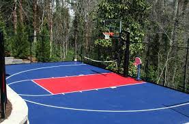 You don't have to worry about gym timings or signup for a court. Outdoor Basketball Court Kits Easy To Install Sports Tiles Basketball Court Outdoor Basketball