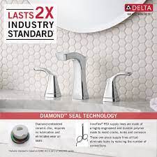 Check spelling or type a new query. Two Handle Widespread Bathroom Faucet Metal Pop Up 3552 Mpu Dst Delta Faucet