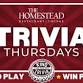 Trivia Thursdays at The Homestead