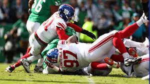 Cam Skattebo punches it into the end zone | Giants vs. Eagles Highlights