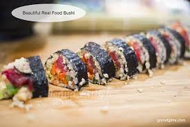 How To Make Real Food Sushi At Home Kid Friendly Meal Real Food Recipes Sushi At Home Food