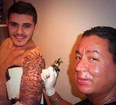 Lucas icardi is on facebook. Mauro Icardi Gets Tattoo Of Maxi Lopez S Children After Marrying His Ex Wife Wanda Nara Daily Mail Online