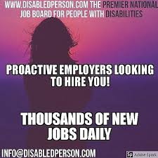 Disabledperson The Premier National Job Board For People With Disabilities New Blog Post Win Win How Companies Who Resume Tips Job Board Resume Writing Tips