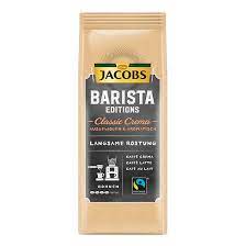 Кофе jacobs expertenröstung crema в зернах 1000г / 230г. Jacobs Barista Editions Classic Crema 210g Ganze Bohne Online Kaufen Frogcoffee De