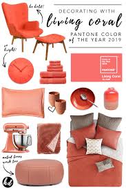 This coral bedroom from thistlewood farms is the perfect mix of sophisticated and fun. Decorating With Living Coral Pantone Color Of The Year 2019 Coral Home Decor Coral Decor Coral Interior