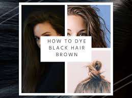 Lots of people have horror stories of going to a hairdresser to dye their black hair blonde and ending up with crispy/orange hair. How To Dye Black Hair Brown Bellatory Fashion And Beauty