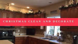Maybe you would like to learn more about one of these? Clean And Christmas Decorate With Me Putting Garland Above My Cabinets Christmas 2018 Youtube
