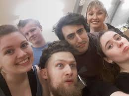 Term 2, Week 7: This week: -Started my rehearsals for my actor creator  projects -Celebrated Dinos' 20th playing a new board game that included  singing and dancing! -The weekend saw Nels' turn