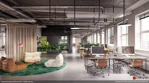 Industrial Workplace By Walk The Room Industrial Workspace Industrial Interior Industrial Livingroom