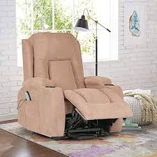 Power Lift Recliner Chair For Elderly Reclining Lift Chair 160 Degree Recline Soft Warm Fabric So Living Room Chairs Dining Room Chairs Upholstered Lift Chairs