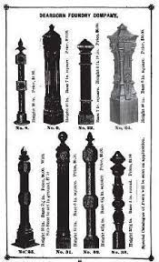 Trim the iron newel post to length. Single 19th Century All Original And Intact Chicago Style Exterior Ornamental Cast Iron Newel Post With