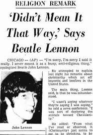 568) The Beatles R&RNTF - Beatles History # **Quote by John Lennon: "more popular than Jesus" ** # **The Beatles - Popular than Jesus ****[https://youtu.be/kZ6NL3iNNMs?si=oquAZQE9YDlv8RF9](https://youtu.be/kZ6NL3iNNMs?si=oquAZQE9YDlv8RF9 ...
