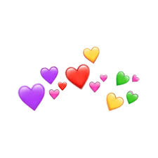 Hearts Original Colors Emoji Featurethis Picart Sticker Emoji Art Emoji