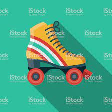 A Set Of 1970 S Themed Icon File Is Built In The Cmyk Color Space Retro Roller Skates Ilustration Design Retro