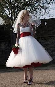 1950s Wedding Dress Tea Length Wedding Dress Rockabilly Wedding Dress Strapless We Retro Wedding Dresses Rockabilly Wedding Dresses Vintage Wedding Dress 1950s