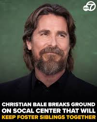 PASSION PROJECT ❤️ Actor Christian Bale broke ground