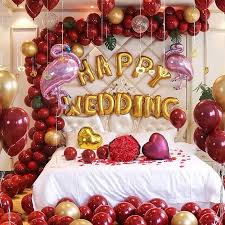 If you've got an oddly shaped room or a very small space, first decide on a layout that works in your favor. Scintillating Wedding Room Decoration Ideas For Your First Wedding Night