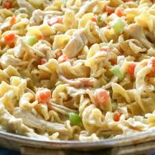 This Creamy Chicken Noodle Skillet Has Chicken Carrots Celery Onion And Noodles All Carrot And Celery Recipes Recipe Using Chicken Italian Chicken Recipes