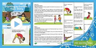 The space can be designed around your. Planting A Garden Yoga Story For Home Pack Teacher Made