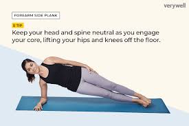 The Side Plank Exercise Or Yoga Pose Builds Strong Oblique Abdominal Muscles And Balance Use It For Developing Core Plank Workout Side Plank Exercise Exercise