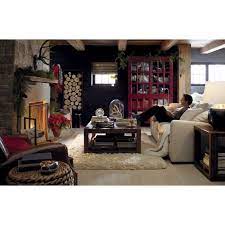 Crate & barrel lodge side table. Lodge Coffee Table Crate And Barrel Havenly