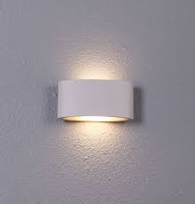 Modern led wall lights up down light sconce indoor bedroom home lamp warm white. Tama 6 8w Led Up Down Wall Light White Finish Warm White Tama2