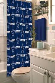 Dallas Cowboys Combo Shower Curtain Matching Pop Up Hamper Shower Curtain Rings Set Of Two Applique Bath Towels Wi Dallas Cowboys Cowboy Bathroom Cowboys