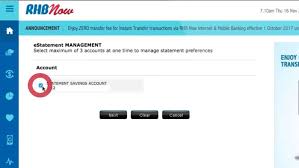 It is meant for the everyday user that needs to both save money and have a platform to make transactions both online and offline. 2 Cara Dapatkan Penyata Bank Rhb Online Print Statement