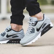 Nike Air Max 90 Ultra Wolf Grey Black Shoes Men Sneakers Nike Air Max Nike Air Shoes