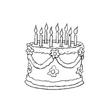 Coloriage simple gateau anniversaire 3 chandelles 4 etages. Coloriage Anniversaire Gratuit A Imprimer