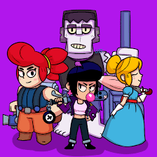 If u wanted to join a group in brawl, which group would you join? Epic Brawlers Brawl Stars By Lazuli177 Brawl Cute Stars Character Design