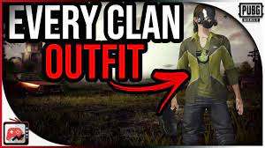 How To Get Every Clan Outfit In Pubg Mobile Youtube