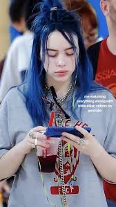 Billie Eilish Blue Hair Billie Billie Eilish