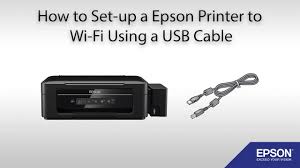 If the wifi light is off, you may have selected the wrong. How To Set Up A Epson Printer To Wi Fi Using A Usb Cable Youtube