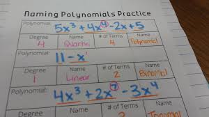 Math Love Inb Pages For Algebra 1 Unit On Polynomials
