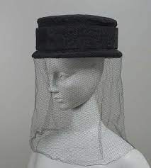 Mourning Hat And Veil 1918 American Crepe Net Mourning Dress Historical Hats Hats Vintage