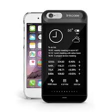 Oaxis Inkcase I6 Iphone 6 Case With An E Ink Display Gadgetsin E Ink Display Iphone 6 Case Iphone Cases