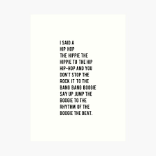 Cream, rap lyrics wall art, 90s hip hop printable, rap quotes wall art, hip hop artwork, swatch poster, color scheme print, digital file deliriousdigital 5 out of 5 stars (563) $ 5.99. Hippie Lyrics Art Prints Redbubble