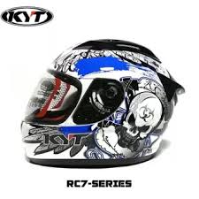 Buy the best and latest kyt rc7 on banggood.com offer the quality kyt rc7 on sale with worldwide free shipping. Helm Kyt Rc7 Motif Skull White Blue Full Face Original Lazada Indonesia