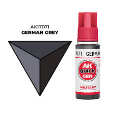 AK-Interactive: Quick Gen Acrylic Contrast - German Grey 18 ml