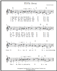 I Ll Fly Away With Letters In The Notes For Violin Free Sheet Music Easy Violin Sheet Music Flute Sheet Music Piano Sheet Music Free