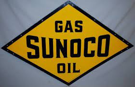 Sunoco Gas Oil Porcelain Sign Porcelain Signs Porcelain Signs Gas Oils