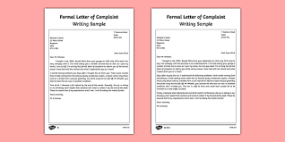 1 writing a traditional block style letter. Formal Letter Of Complaint Template Persuasive Writing Sample