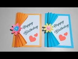 Cara Membuat Kartu Ucapan Selamat Ulang Tahun Youtube In 2020 Mothers Day Cards Craft Paper Crafts Diy Tutorials Paper Crafts Diy